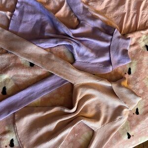 New Look Lilac and Pink Cowl Neck Sweaters